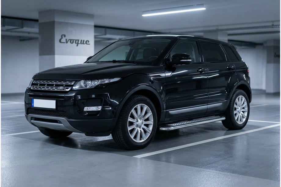 Range Rover Evoque 2012-2018 Side Steps Maydos V2 (2 pcs, Aluminum & Stainless Steel) Image