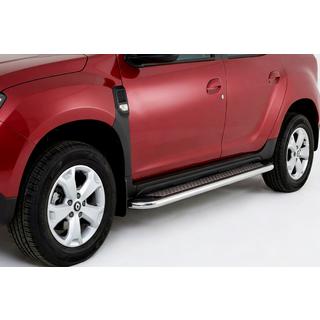 Side Steps Maydos V2 (2 pcs, Aluminum & Stainless Steel) Dacia Duster 2018-2024 photo 1