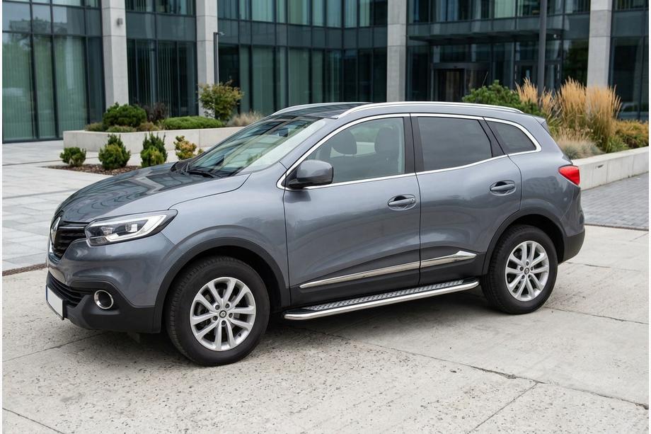 Renault Kadjar 2015-2022 Side Steps Maydos V2 (2 pcs, Aluminum & Stainless Steel) Image
