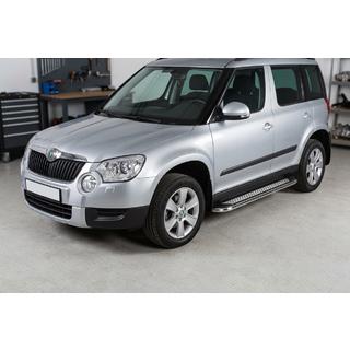 Side Steps Maydos V2 (2 pcs, Aluminum & Stainless Steel) Skoda Yeti 2009-2017 photo 1