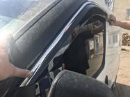 Fiat Doblo II 2010-2022 Window deflectors with chrome trim (4 pcs, Niken) photo 7