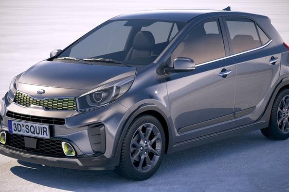 Kia Picanto X-Line hatchback in the image crossover