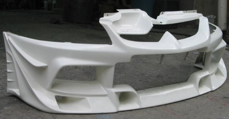 Tuning the bumper with his own hands