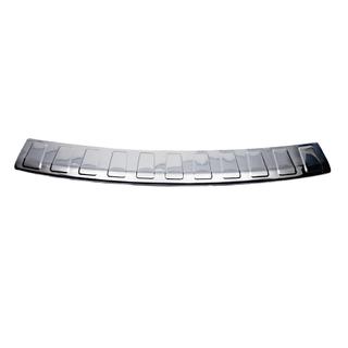 Rear bumper protector Carmos (SW, stainless steel) Volkswagen Passat B7 2012-2015 photo 2