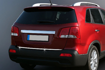 Kia Sorento II XM 2009-2014 Trunk trim stainless steel (2009-2013) Carmos - Turkish Stainless Steel photo 1