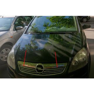 Chrome Grille Covers (6 pcs, Stainless Steel) Opel Zafira B 2005–2011 photo 1
