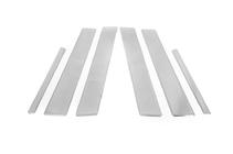 Opel Vectra C 2002-2008 Chrome Door Pillar Covers (6 pcs, Stainless Steel) photo 2