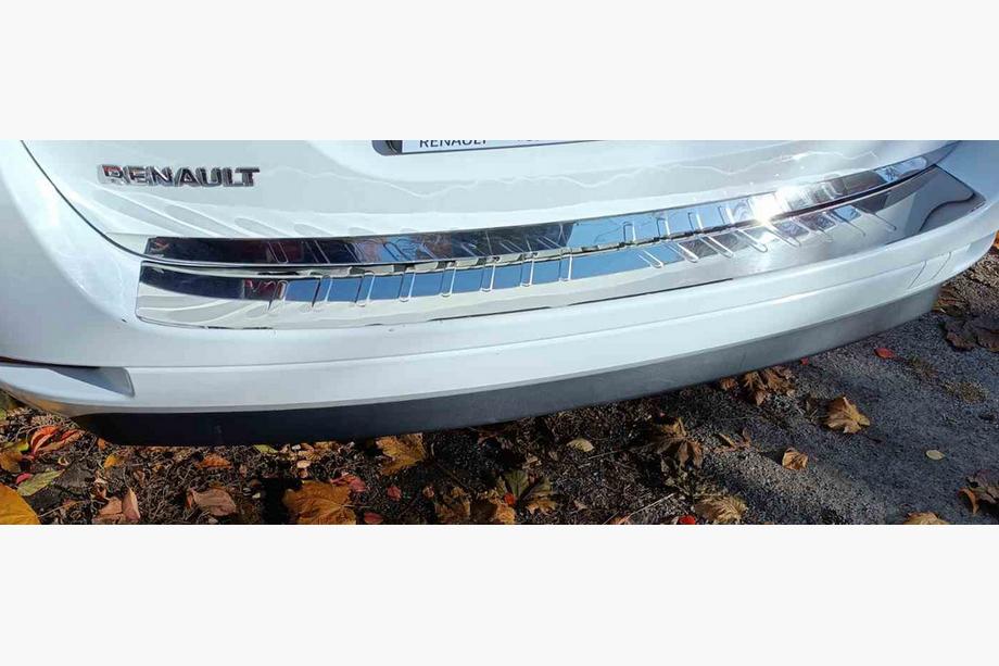 Dacia Logan MCV 2013-2020 Rear Bumper Protector Carmos Stainless Steel Photo 2