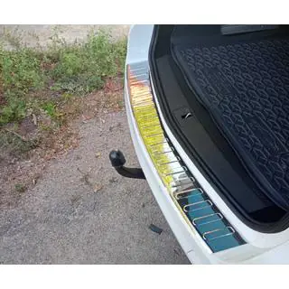 Rear Bumper Protector V-1 Carmos (SW, Stainless Steel) photo 2