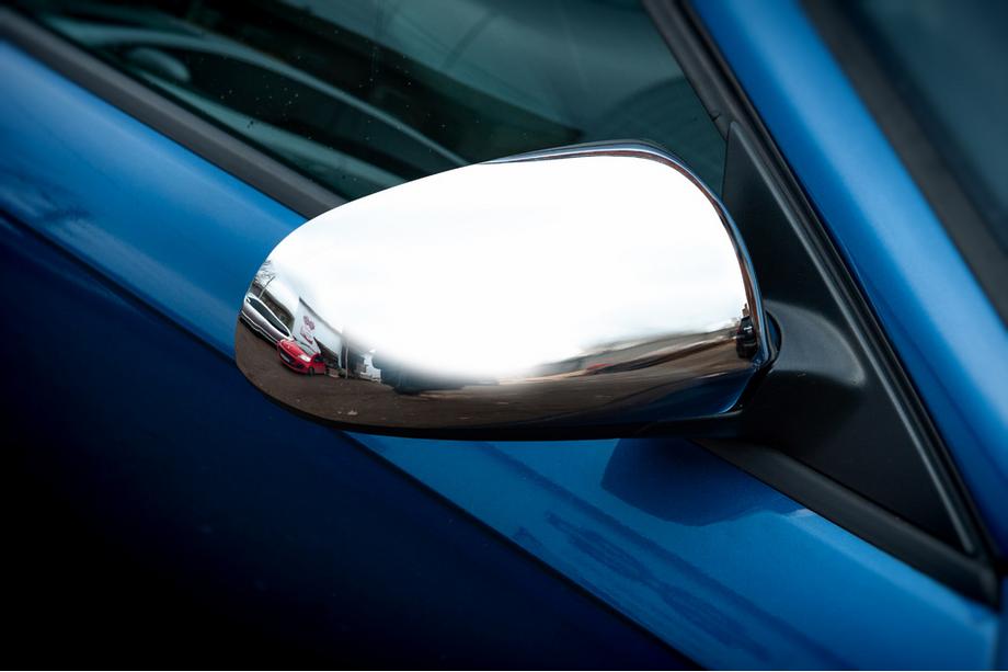 Audi A3 2003-2012 Mirror Covers 2004-2008 (2 pcs, Stainless Steel) Photo 2