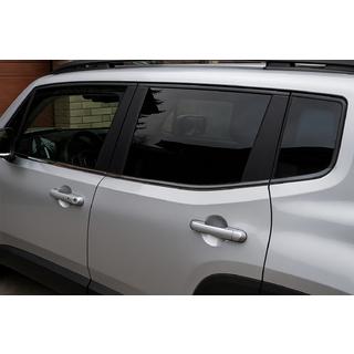 Window Trim Black Chrome (6 pcs, Stainless Steel) Jeep Renegade 2014- photo 1