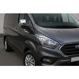 Mirror Covers Gray Matte (2 pcs, Plastic) Ford Custom 2013-2022 photo 1