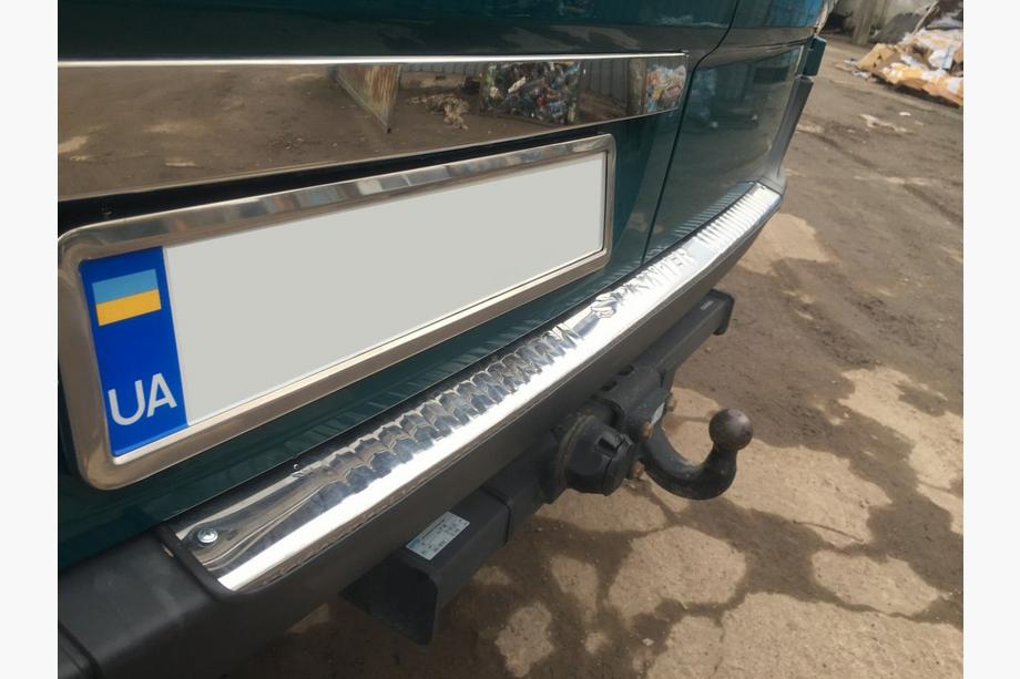 Mercedes Sprinter W906 2006–2018 Trunk trim above license plate BlackChrome (stainless steel) Photo 2