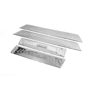 Interior Door Sill Covers Black Chrome (Stainless Steel) photo 4