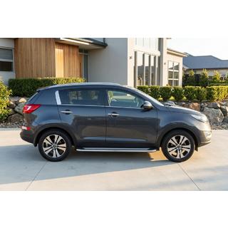 Side Steps Maydos V2 (2 pcs, Aluminum & Stainless Steel) Kia Sportage 2010-2015 photo 1