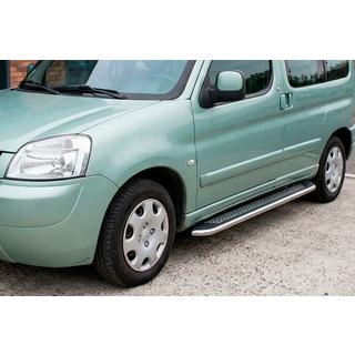 Side Steps Maydos V2 (2 pcs, Aluminum & Stainless Steel) Peugeot Partner 1996-2008 photo 1