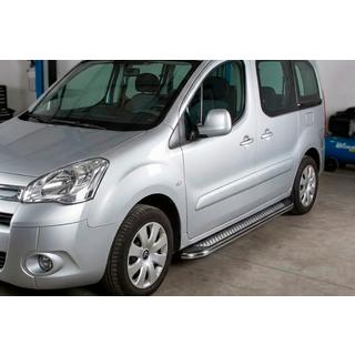 Side Steps Maydos V2 (2 pcs, Aluminum & Stainless Steel) Peugeot Partner Tepee 2008-2018 photo 1