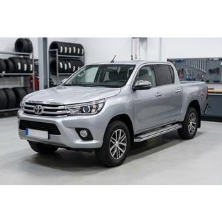 Side Steps Maydos V2 (2 pcs, Aluminum & Stainless Steel) Toyota Hilux 2015- photo 1