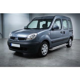 Side Steps Maydos V2 (2 pcs, Aluminum & Stainless Steel) Renault Kangoo 1998-2008 photo 1