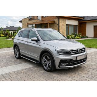 Side Steps Maya V1 (2 pcs, Aluminum) Volkswagen Tiguan 2016-2023 photo 1