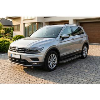 Side Steps Bosphore Black (2 pcs, Aluminum) Volkswagen Tiguan 2016-2023 photo 1