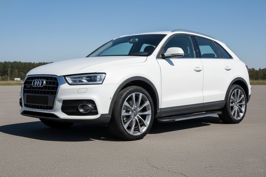 Audi Q3 2011-2019 Side Steps Bosphore Grey (2 pcs, Aluminum) Image