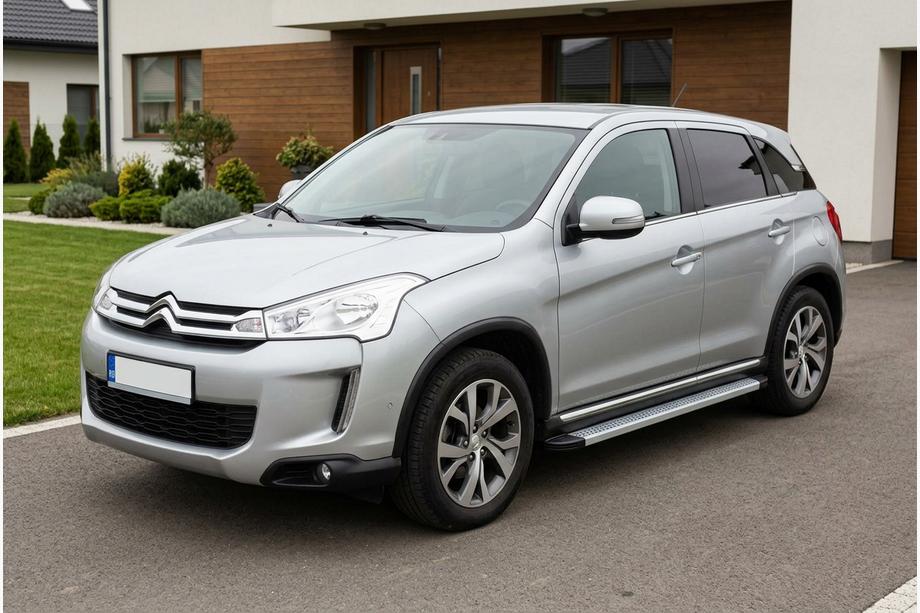 Citroen C-4 Aircross 2012-2017 Side Steps Maya V2 (2 pcs, Aluminum) Photo 1