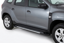 Renault Duster 2018-2024 Side Steps Line (2 pcs, Aluminum) photo 1