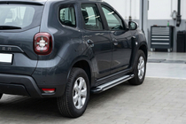 Renault Duster 2018-2024 Side Steps Rainbow (2 pcs, Aluminum) photo 1