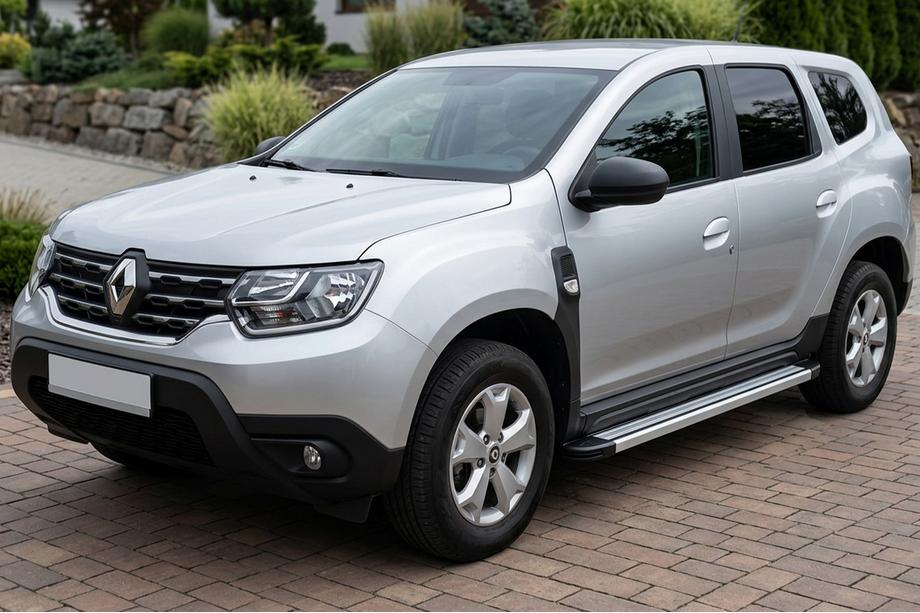 Dacia Duster 2018-2024 Side Steps Maya V4 (2 pcs, Aluminum) Image