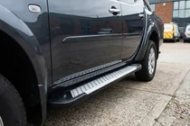 Fiat Fullback 2016- Side Steps X5-Type (2 pcs, Aluminum) photo 1