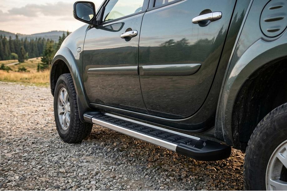 Fiat Fullback 2016- Side Steps RedLine V1 (2 pcs, Aluminum) Image