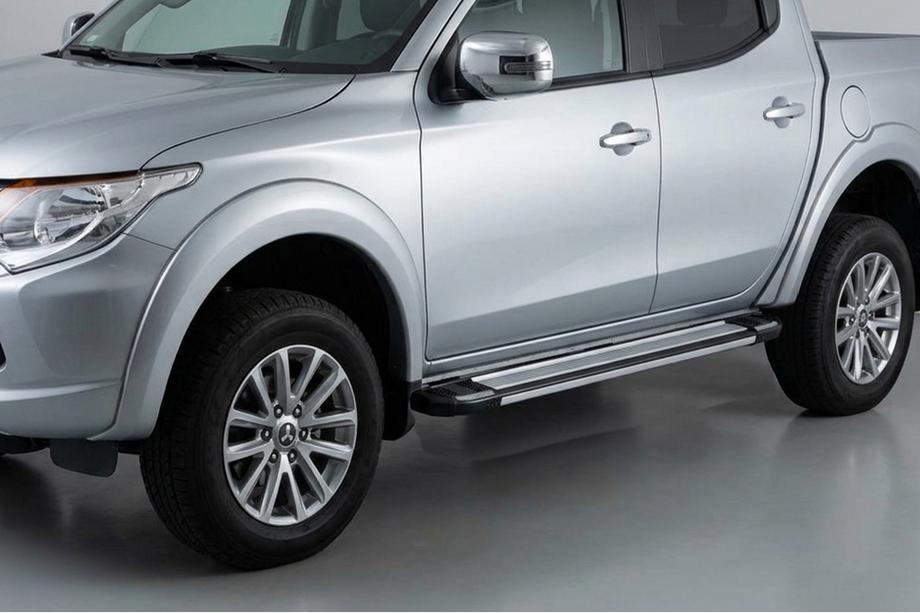 Fiat Fullback 2016- Side Steps Rainbow (2 pcs, Aluminum) Image