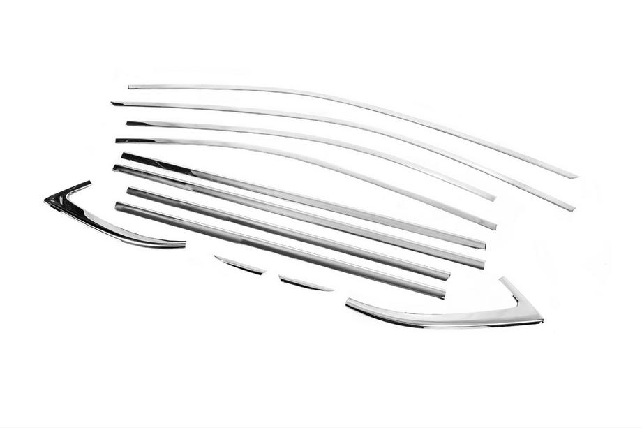 Skoda Superb 2015-2024 Full Window Trim Stainless Steel Photo 5
