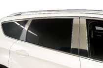 Ford Kuga 2008-2013 Stainless Steel Door Pillar Trim photo 1