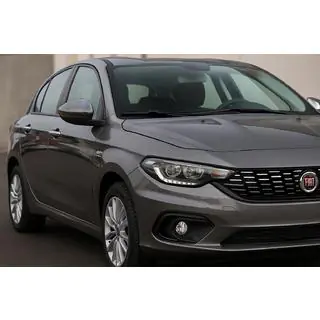 Mirror Covers Black Chrome (2 pcs, plastic) Fiat Tipo 2016- photo 1