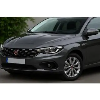 Mirror Covers Black Chrome (2 pcs, plastic) Fiat Tipo 2016- photo 2