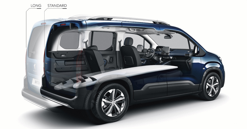 The compact MPV Peugeot Rifter: new car in the line of the French company