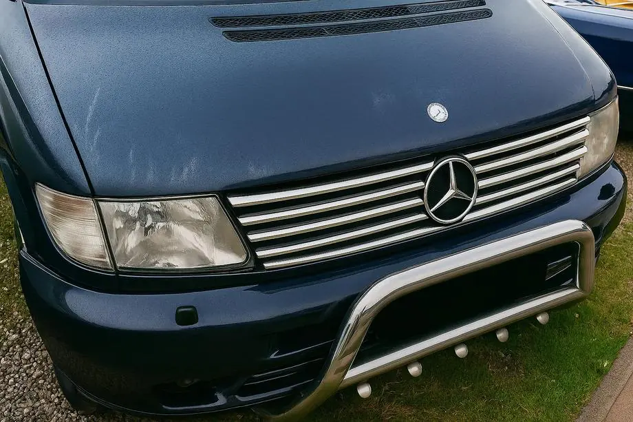 Mercedes Vito W638 1996-2003 Chrome Grille Covers (V-class, Stainless Steel) Image