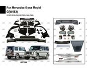 Mercedes G class W463 1990-2018 Body Kit Set (made to order from catalog) photo 4