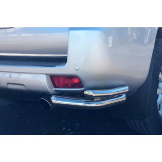 Rear Corner Bars AK003-double (stainless steel) Toyota Land Cruiser Prado 150 2009-2023 photo 2