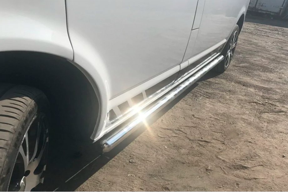 Volkswagen T6 2015-2024 Side Bars (2 pcs, Stainless Steel) Photo 7