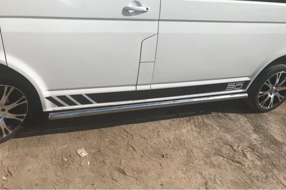 Volkswagen T6 2015-2024 Side Bars (2 pcs, Stainless Steel) Photo 8