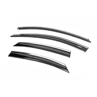 Window Deflectors with Chrome Trim SD/HB (4 pcs, Niken) photo 2