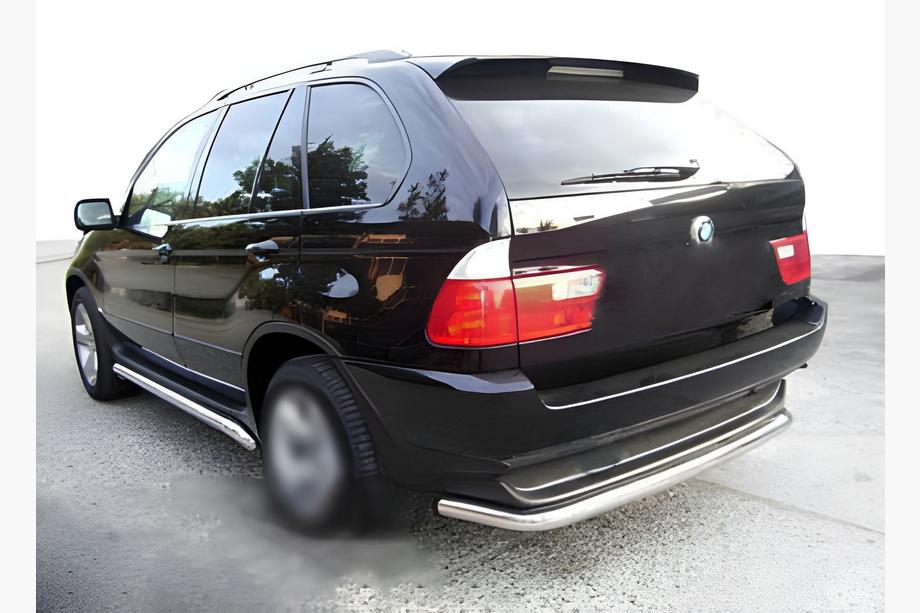 BMW X5 E53 1999–2006 Rear Guard Special Stainless Steel Photo 1