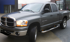 Dodge RAM (DT) 2018– Side corner bars (2 pcs, stainless steel) photo 1