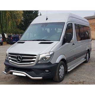 Front lower bar MBSP.07.F3-04.6 (stainless steel) Mercedes Sprinter W906 2006–2018 photo 3