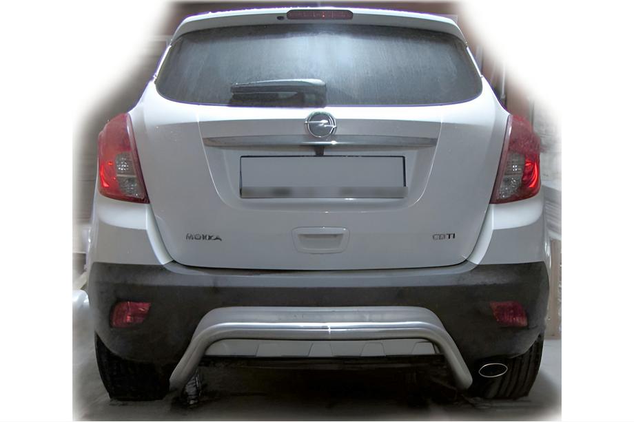 Opel Antara 2006-2017 Rear Bar AK007-2 (Stainless Steel) Image