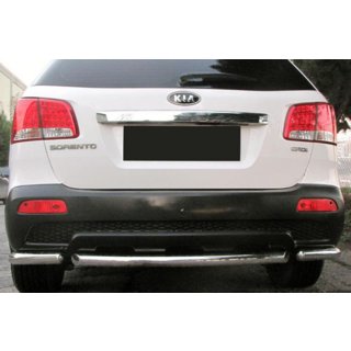 Rear corner bars with center section AK007-3 (2 pcs, stainless steel) photo 1