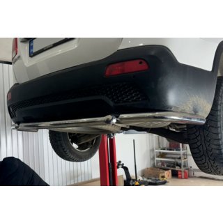 Rear corner bars with center section AK007-3 (2 pcs, stainless steel) photo 2